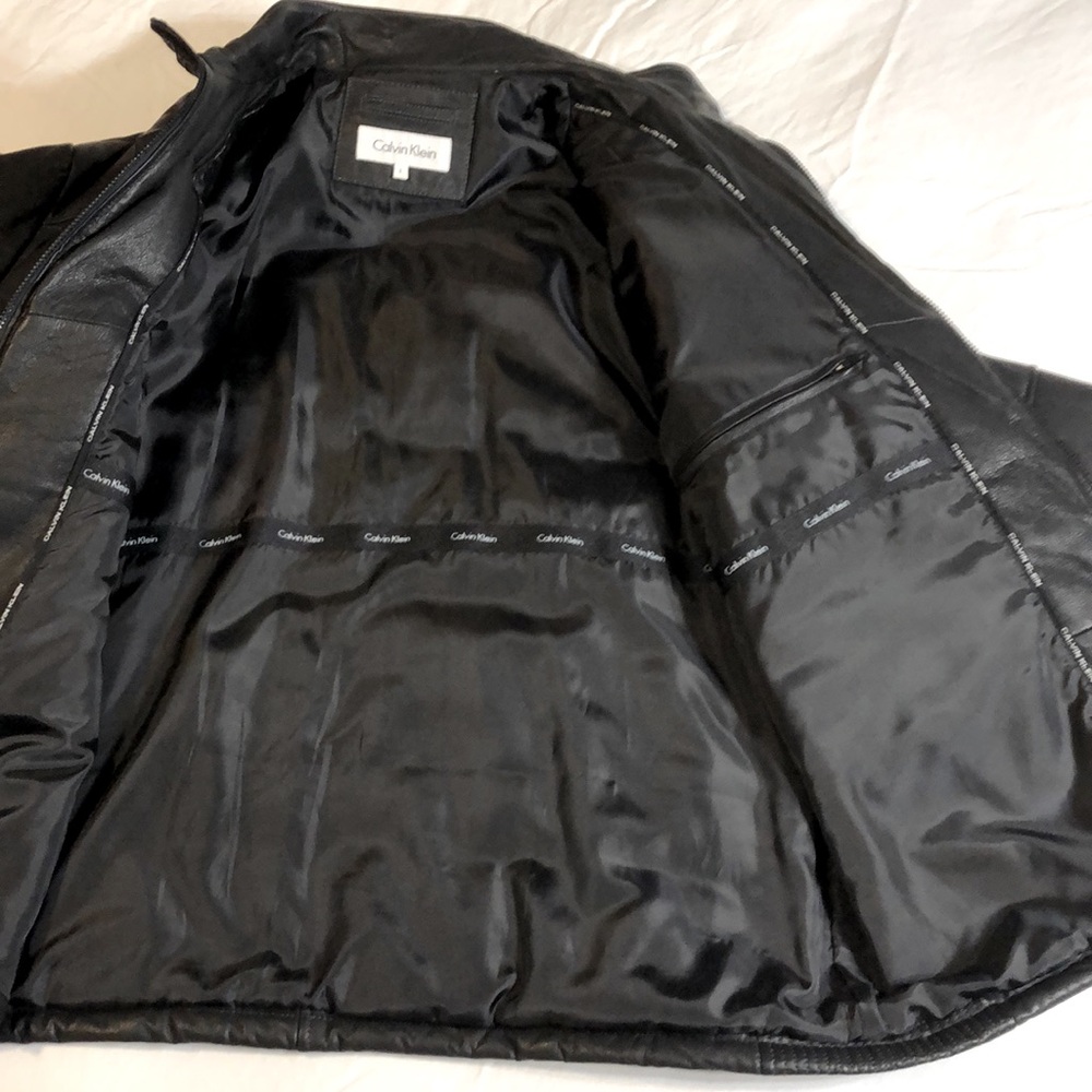 Calvin Klein Leather Jacket - Picture 6 of 15
